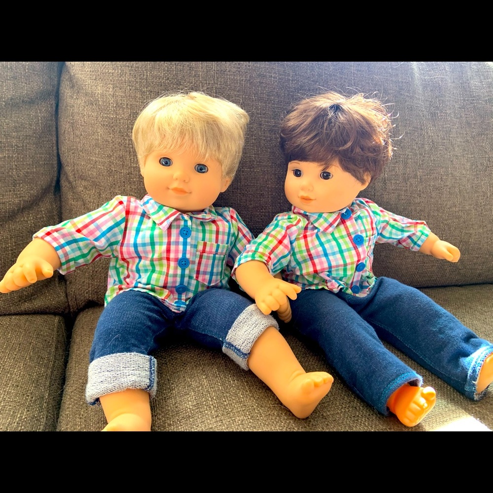Twin boy dolls -American Girl